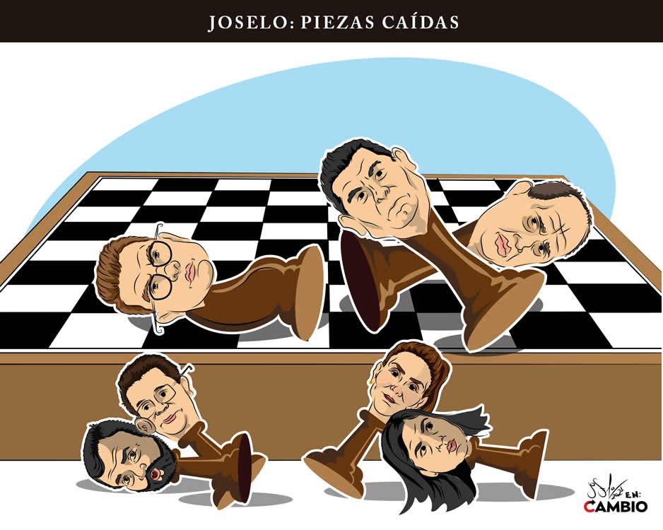 Monero Joselo: PIEZAS CAÍDAS