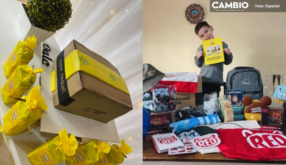 ¡Enterneció las redes! El pequeño Galo celebró sus 6 años con fiesta de Mercado Libre (FOTOS)