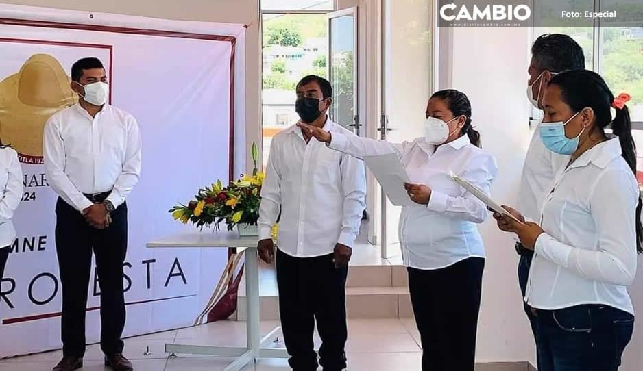 Los alcaldes de Quecholac, Coxcatlán y Ahuehuetitla rinden protesta en privado