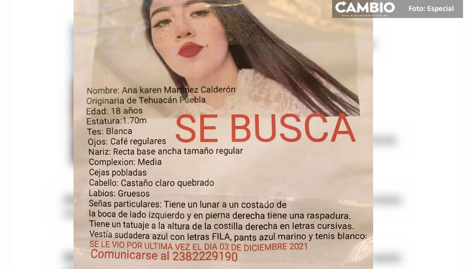 Desaparecen dos personas en menos de una semana en Tehuacán