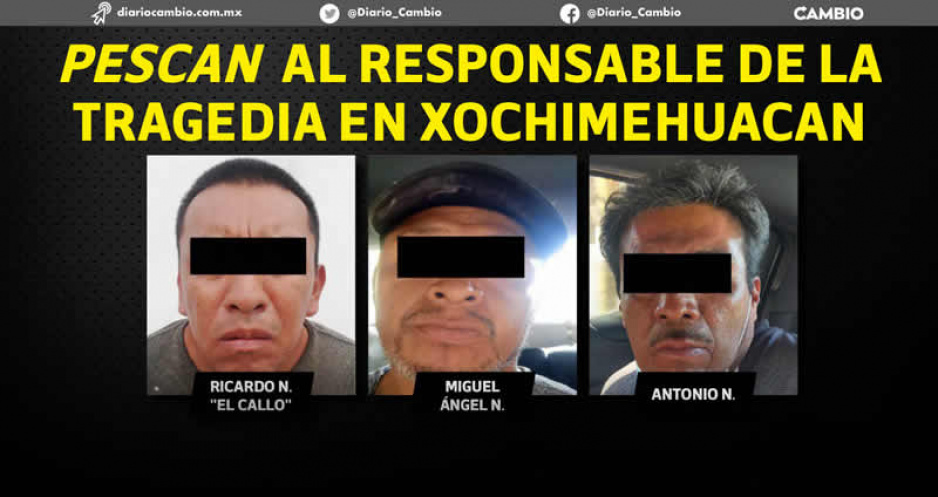 Higuera Bernal captura a huachigaseros que provocaron explosión en Xochimehuacan