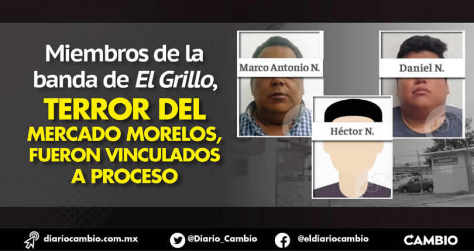 Vinculan a proceso a tres cómplices de El Grillo por asesinato de ministerial en abril de 2019
