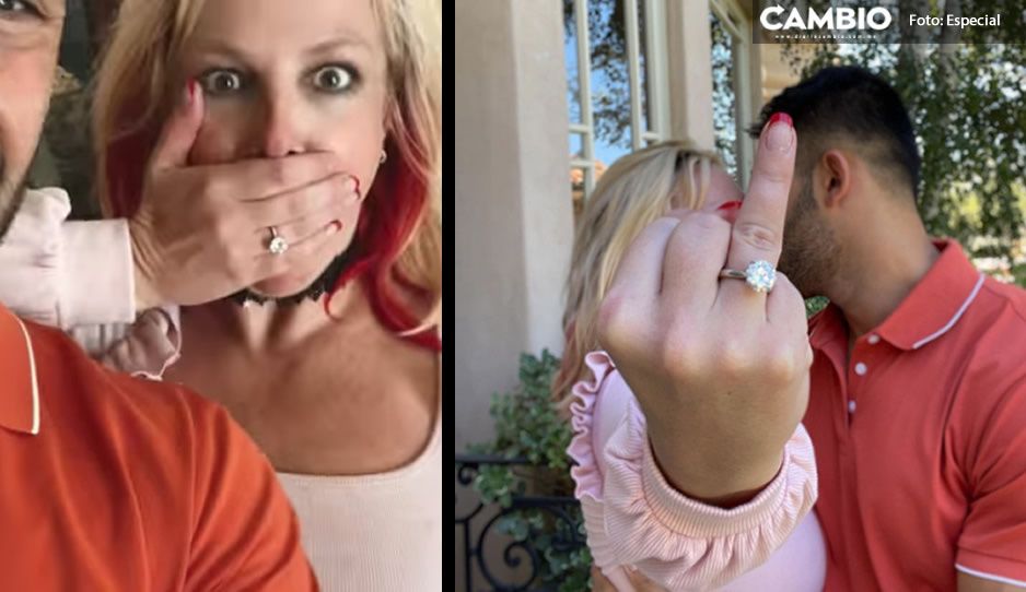 ¡Se nos casa! Britney Spears se compromete con Sam Asghari y las redes enloquecen (VIDEO)