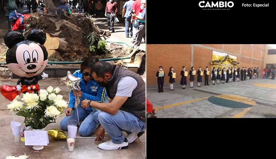 VIDEO: Santi se graduó de sexto de primaria un mes antes de morir aplastado por un árbol