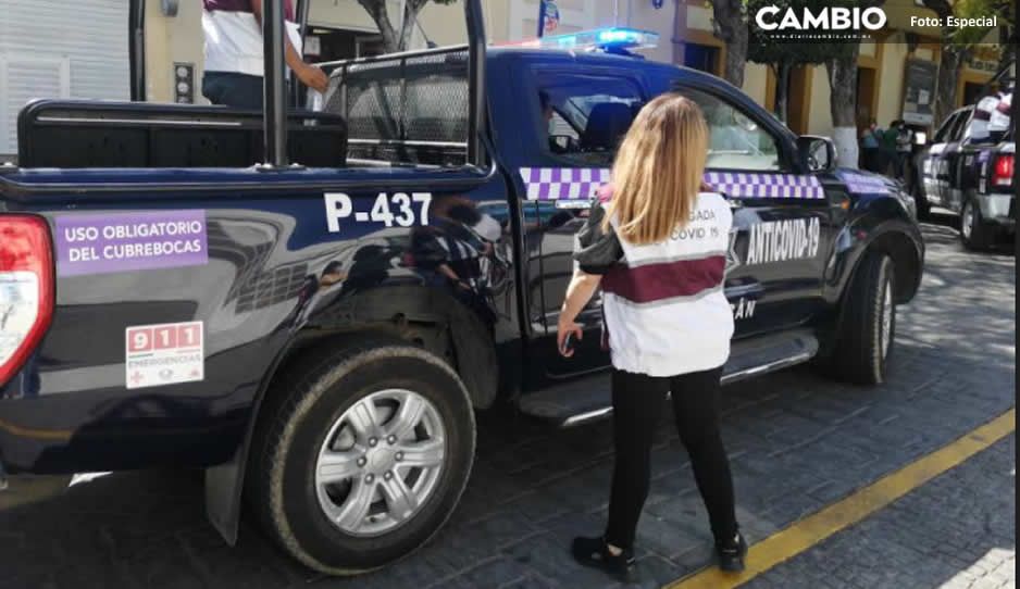 Extienden uso de cubrebocas y patrullajes de Policía AntiCovid hasta febrero en Tehuacán