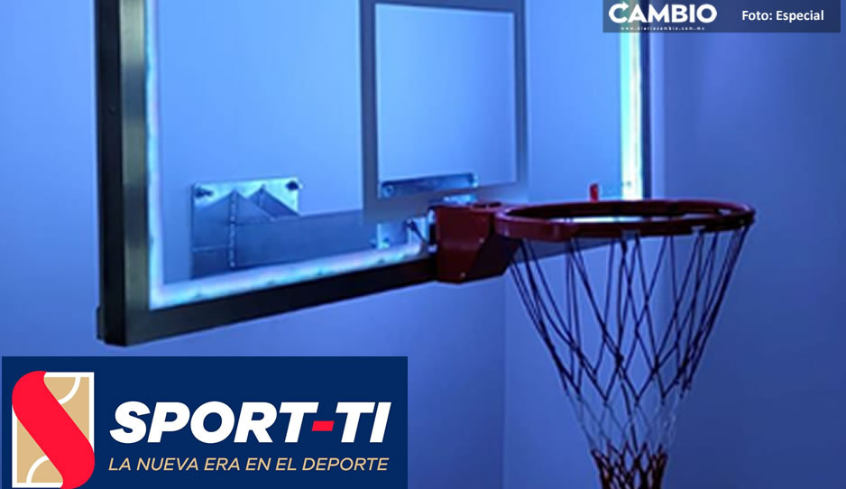 ¡Tecnología de punta! Sport-ti crea tablero de básquetbol con canasta inteligente