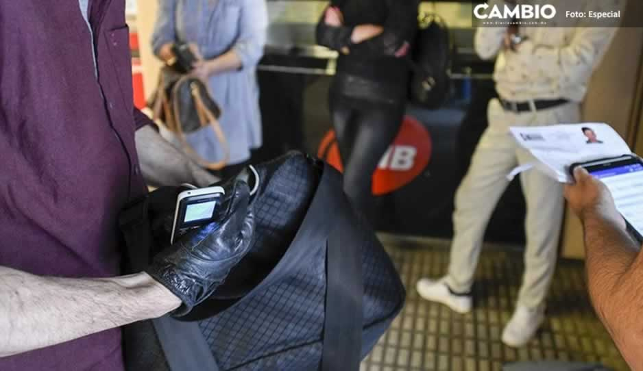 ¡Mucho ojo! Carteristas roban celular a pasajero de ruta 17 frente al Seminario