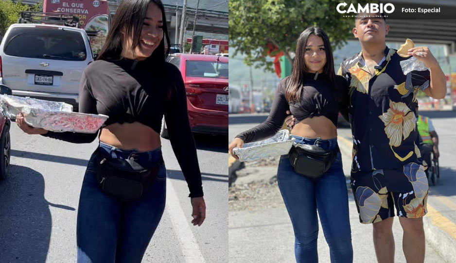 Ella es Sandra García, la vendedora de pays que es viral en redes