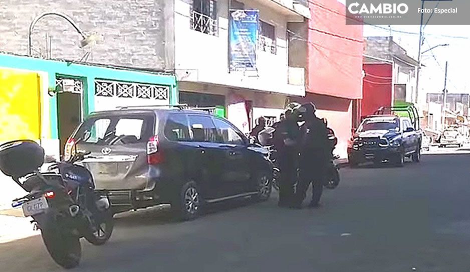 Con disparos al aire, roban 50 mil pesos a cuentahabiente en Tehuacán