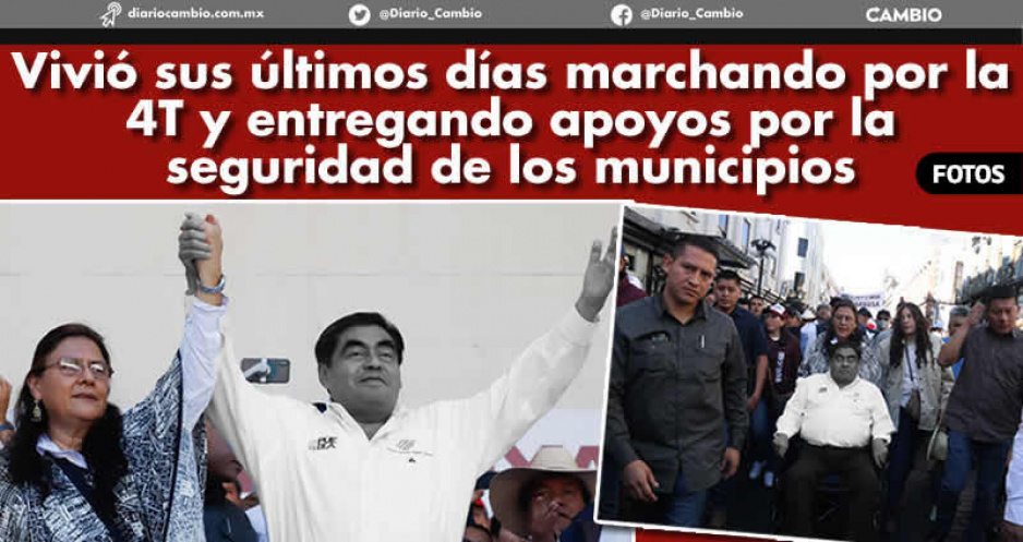 En sus últimas dos semanas Barbosa demostró su músculo y apoyo a la 4T