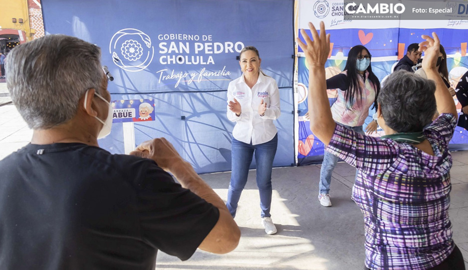 Arrancan Paola Angon y María de la Barreda entregas del programa “Abraza a un abue”
