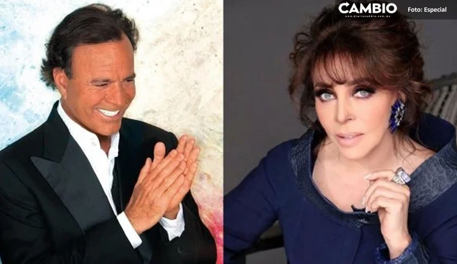¡Me agarró la pompa! Revela Verónica Castro que Julio Iglesias la toqueteó en una premiación