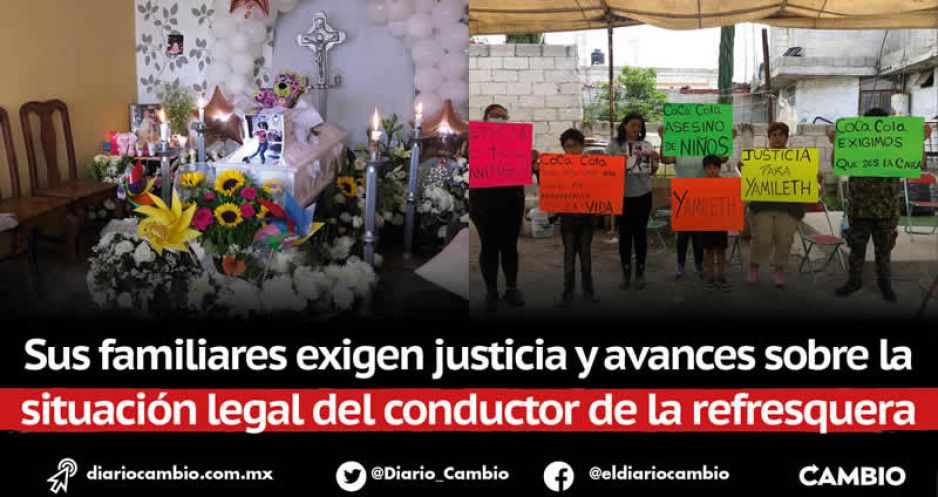 Despiden en La Joya a Yamileth, la niña que murió atropellada por un camión de Coca (VIDEO)