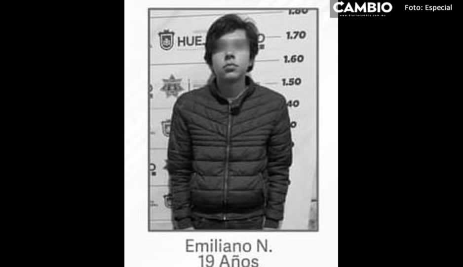 Detienen a Emiliano de 19 años por portar un revolver en Huejotzingo