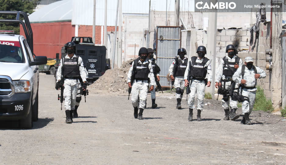 Arribo de la Guardia Nacional a Puebla no detuvo robos, huachicoleo ni narco desde 2020