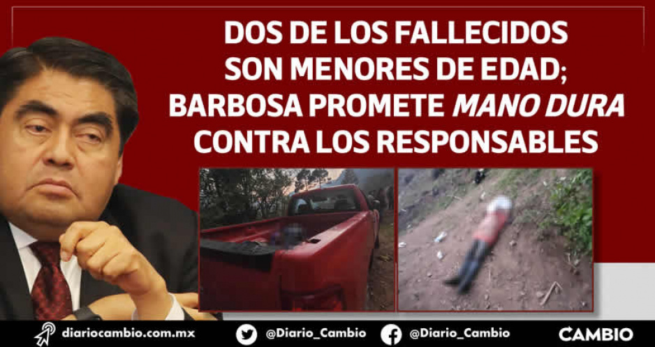 Barbosa lamenta muerte de tres personas en balacera de Coyomeapan, promete sanciones (VIDEO)