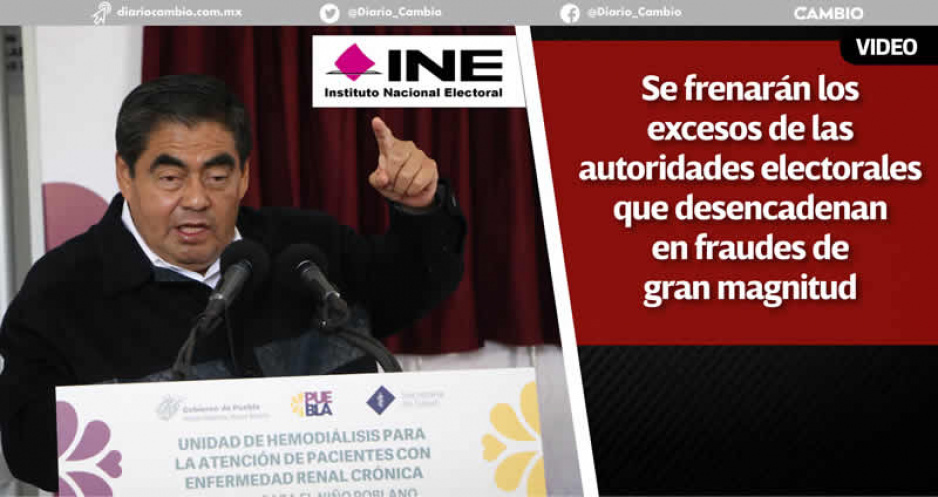 El plan B de la Reforma Electoral pondrá fin a los abusos del INE: Barbosa