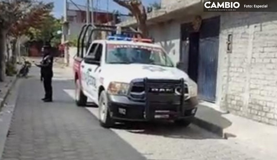 Drogadicto agrede a su mamá con un bat en Tehuacán