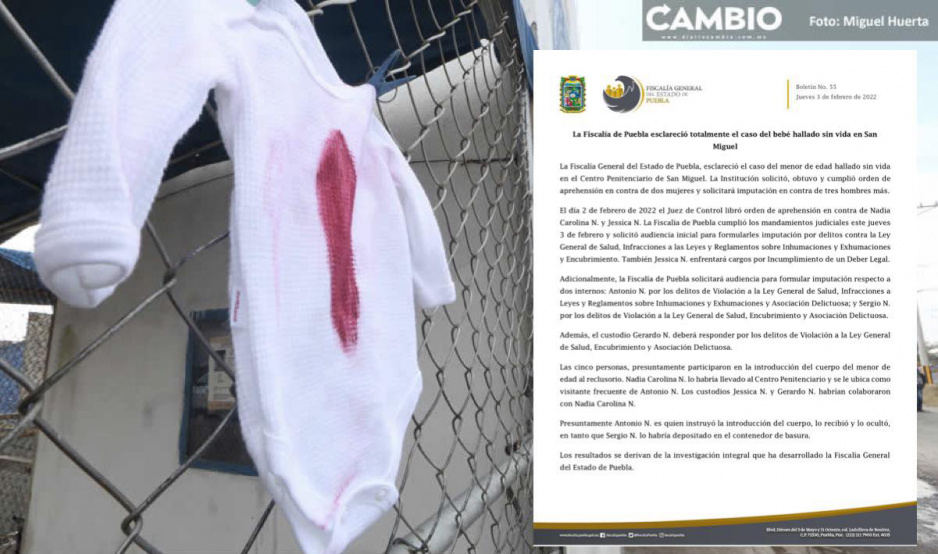 Misterio resuelto: Reo de nombre Antonio instruyó a Carolina introducir a bebé Tadeo al penal