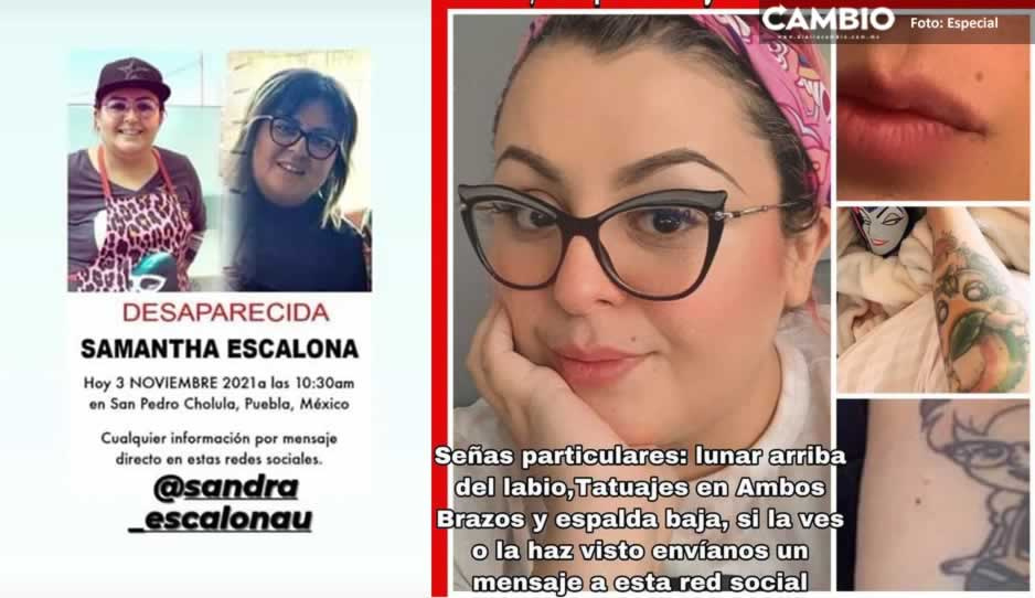 Samantha Escalona desapareció en San Pedro Cholula ¡Ayuda a localizarla!