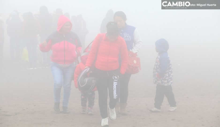 ¡No guardes tus chamarras! Habrá heladas y lluvia en Puebla