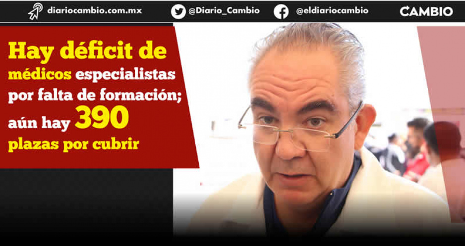 Secretaría de Salud tiene déficit del 70 % de médicos especialistas: tiene 170 de 560 plazas requeridas