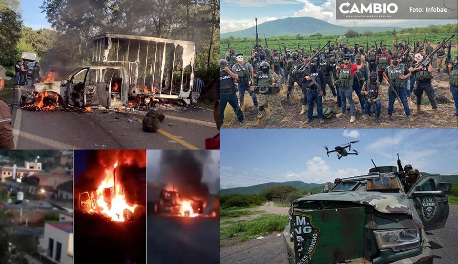 Miércoles de terror en Michoacán: CJNG asesina policías, bloquea carreteras y desata balaceras (FUERTES IMÁGENES)