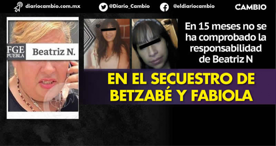 Beatriz N lleva 15 meses detenida por la desaparición de la hija de Blanca Esmeralda y su amiga