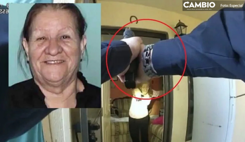 Captan momento exacto en que policía asesina a abuela de 75 años (VIDEO)