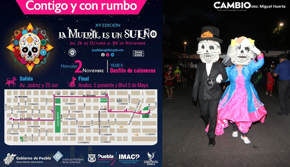 ¡Ponte las pilas! Estas calles estarán cerradas por el Desfile de las Calaveras