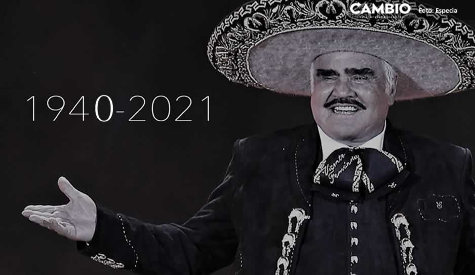 ¡Todo México le llora a Vicente Fernández! Fallece el cantante a los 81 años