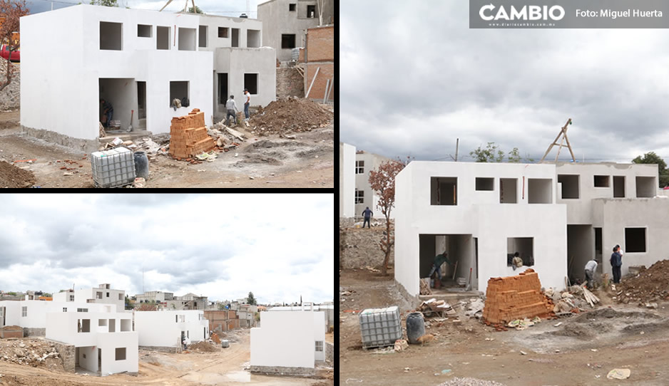 FOTOS: A ocho meses, arranca la construcción de casas destruidas en explosión de Xochimehuacan