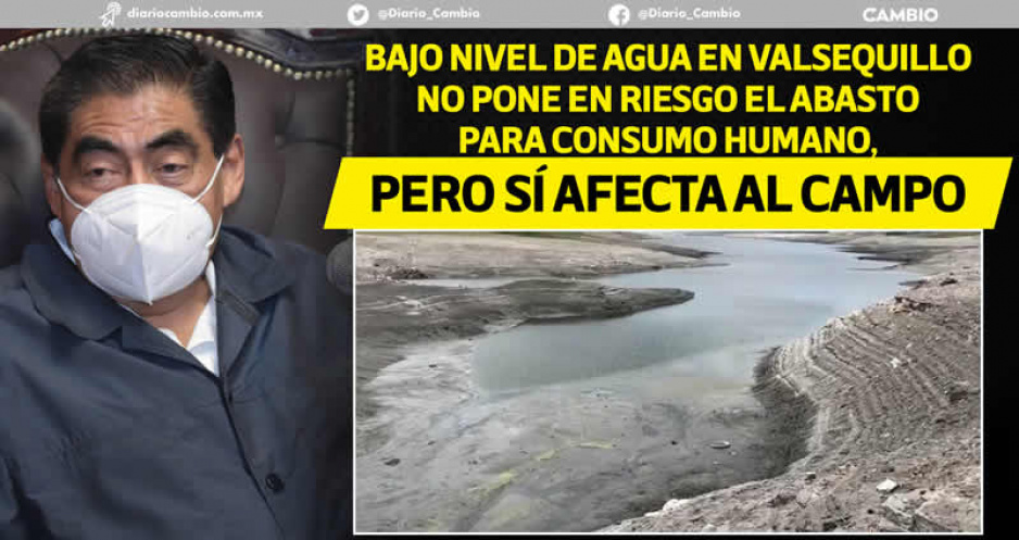 Abastecimiento de agua potable en Puebla est&aacute; garantizado: Barbosa (VIDEO)