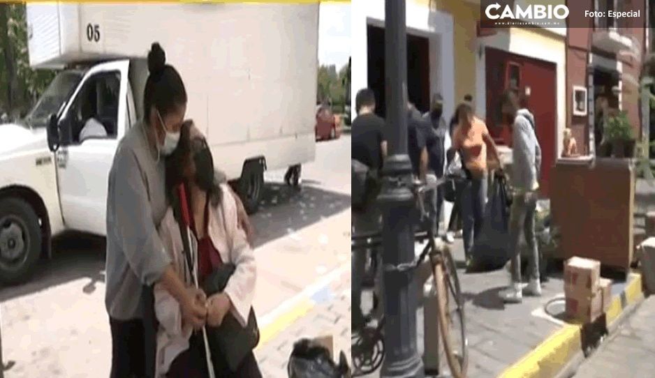 Desalojan de su casa a abuelita con ceguera por presunto fraude en San Pedro Cholula