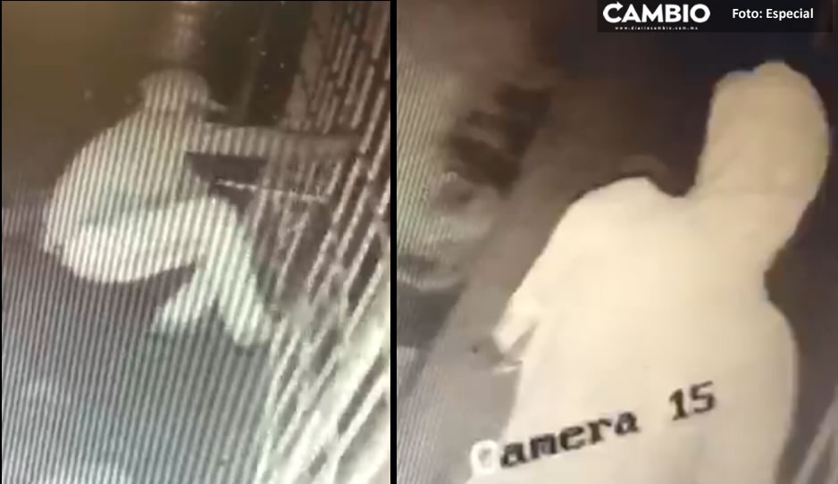 Hombre ingresa a robar a un preescolar en Acatzingo (VIDEOS)