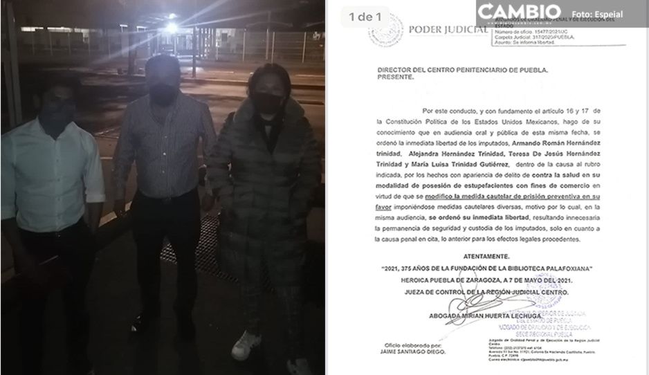 Liberan a los hermanos Trinidad, acusados de narcomenudeo y corrupción de menores en Analco