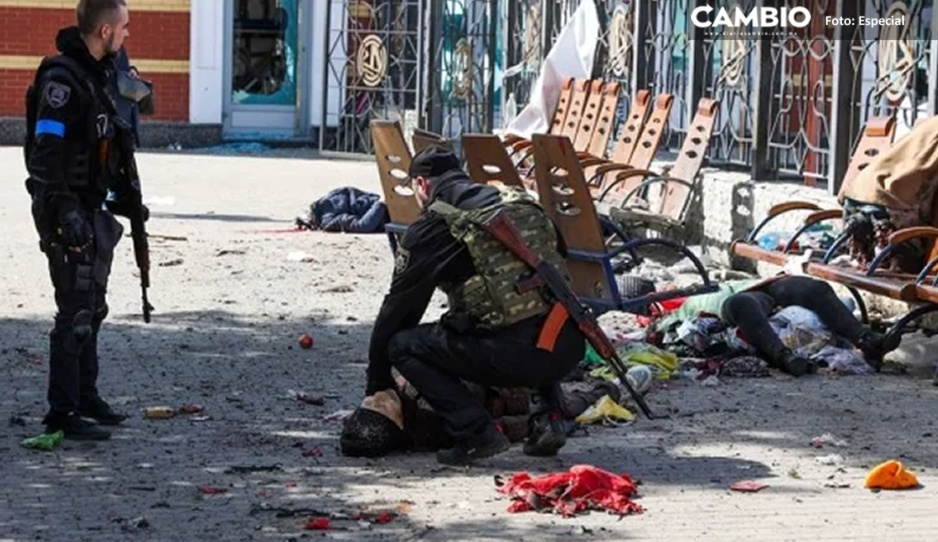 VIDEO FUERTE: 50 muertos y 100 heridos tras sangriento ataque de Rusia a estación de tren en Ucrania