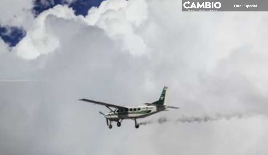 Campesinos de Tlacotepec piden la intervención de la Fuerza Área para impedir el uso de avionetas anti-lluvia
