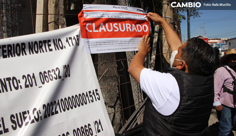 Lalo clausura obras en camellones de la Central de Abasto que Claudia vendió (VIDEO)