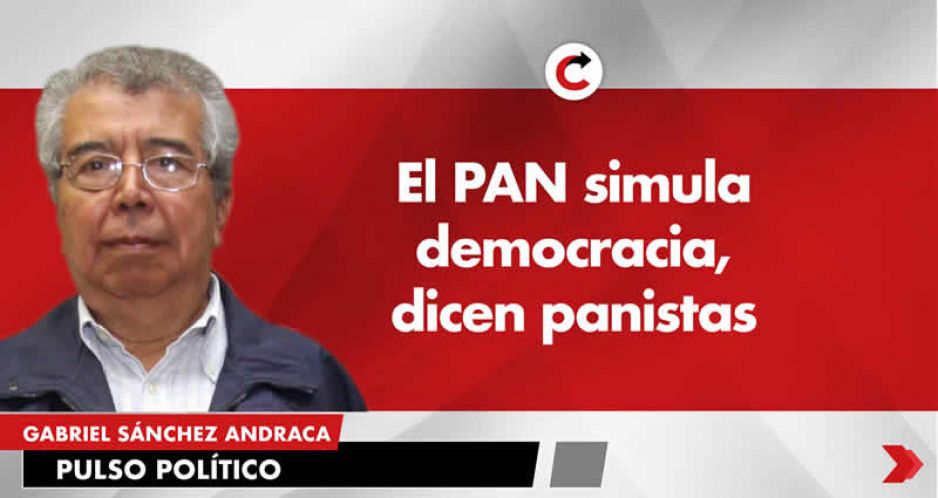 El PAN simula democracia, dicen panistas