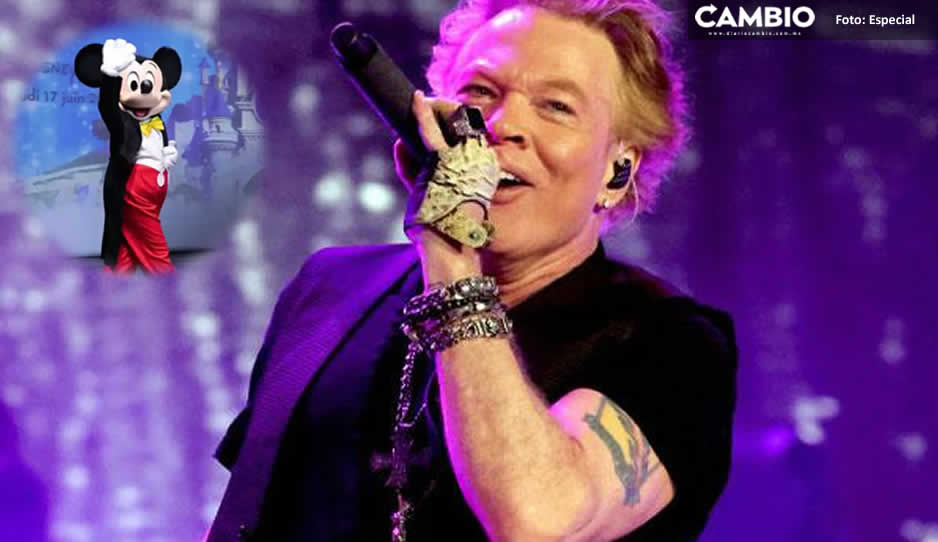 “Ni como ayudarte compadre” Comparan la voz de Axl Rose con Mickey Mouse tras show en Brasil (VIDEO)