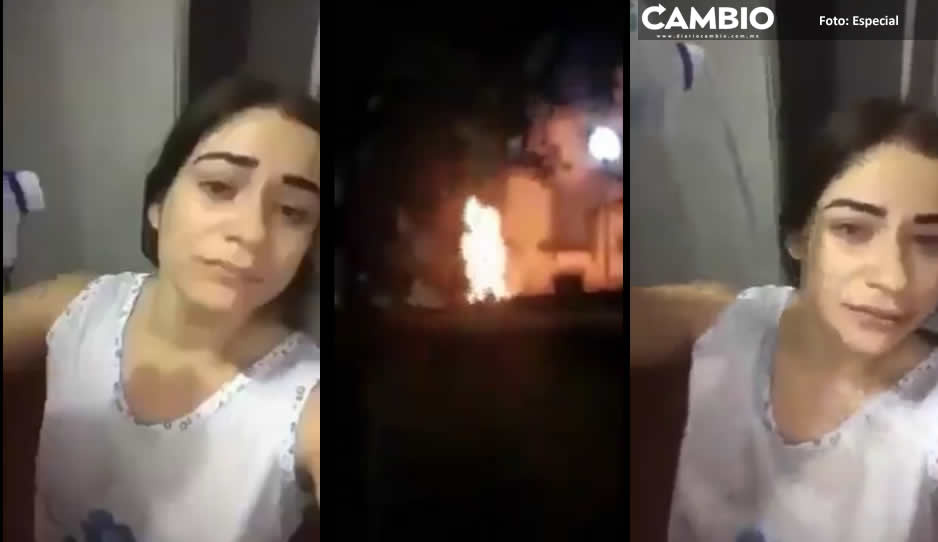 FUERTE VIDEO: Mujer se prende fuego culpándose de ser infiel