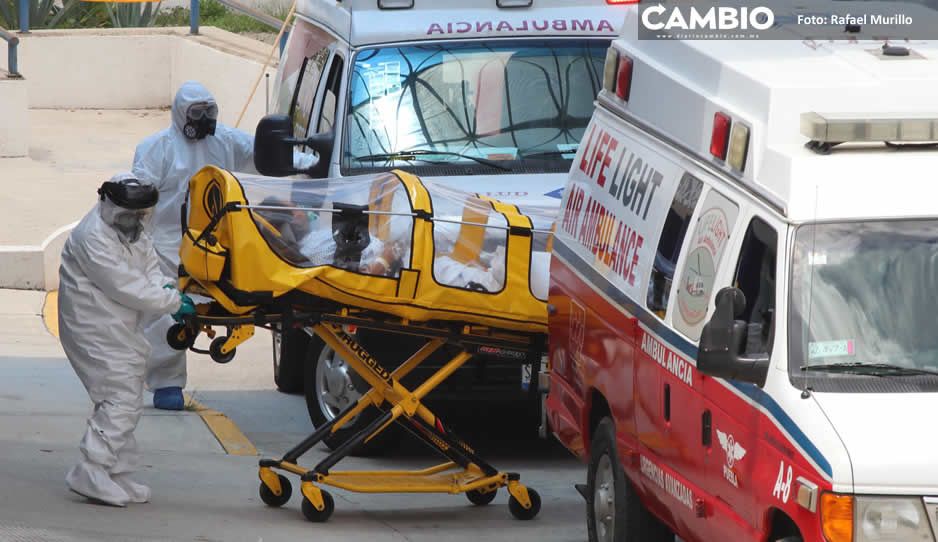 Alerta roja en hospitales de Puebla: sólo quedan 170 camas para COVID