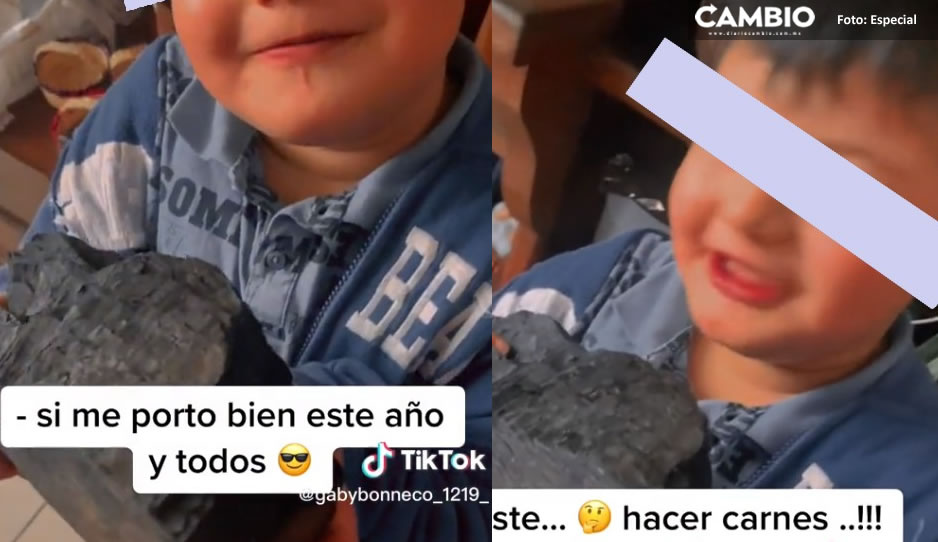 Reyes Magos dan carbón a niño con el que planea hacer carne asada (VIDEO)