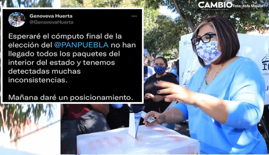 Genoveva asevera que denunciará irregularidades en la interna del PAN