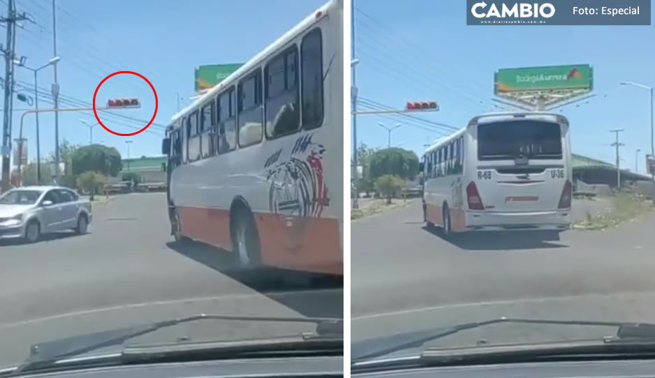 Una más de camioneros: cafre de ruta 68 se pasa el semáforo en rojo (VIDEO)