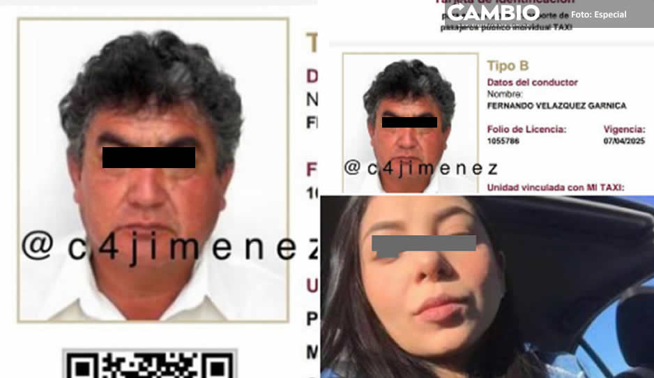 FOTO: Él es el taxista responsable del vehículo de donde se aventó Lidia Gabriela en Iztapalapa