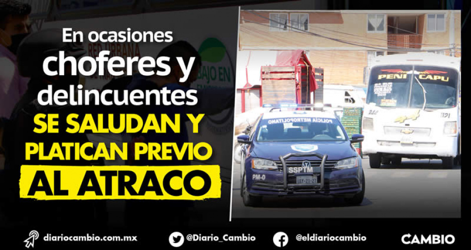 Ya son 42 asaltos al transporte público en 51 días del 2022