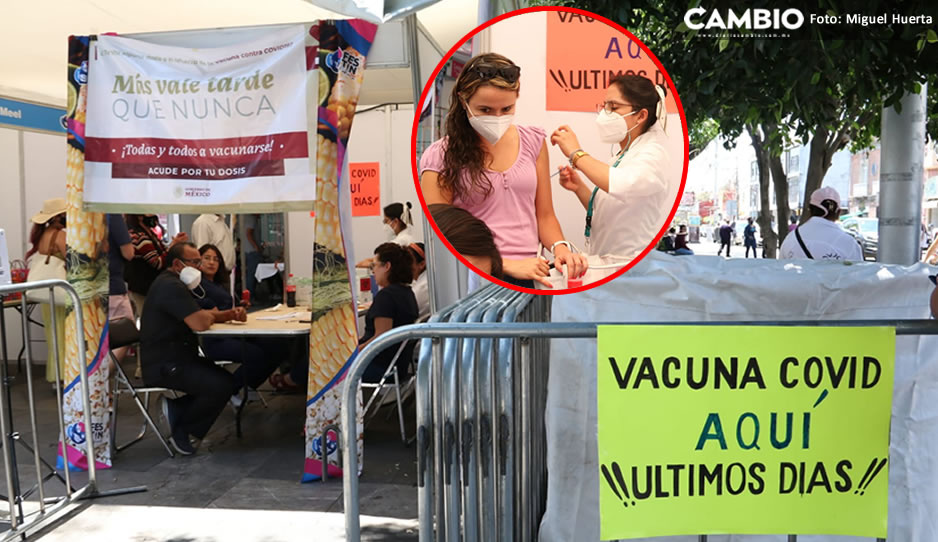 Aplican AstraZeneca en módulo del Parque del Carmen (VIDEO)