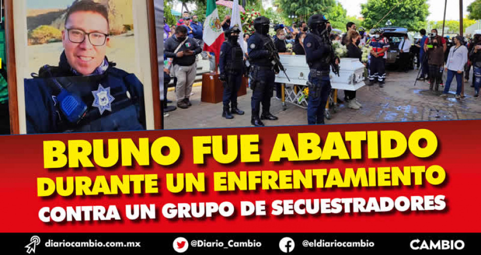 Familiares de Bruno, abatido en Tehuacán, exigen que policías de Tehuacán estén mejor equipados (FOTOS Y VIDEOS)